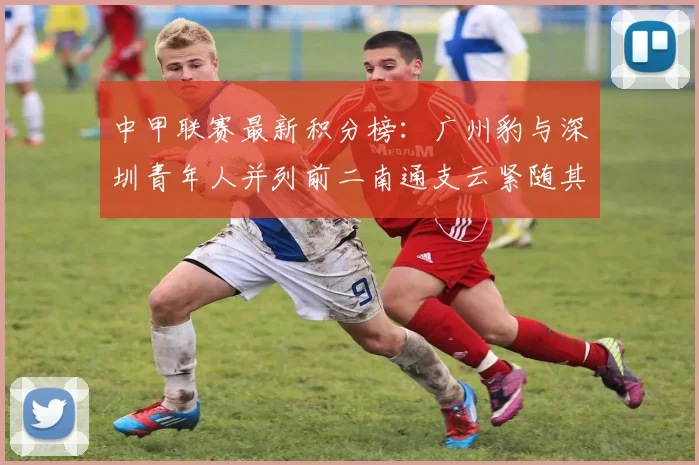 中甲联赛最新积分榜：广州豹与深圳青年人并列前二南通支云紧随其后